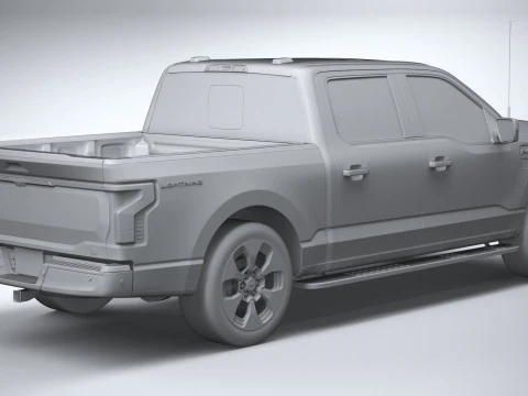 F150 Lightning 2022 3D Model