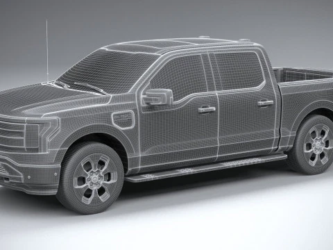 F150 Lightning 2022 3D Model