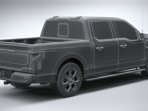 F150 Lightning 2022 3D Model