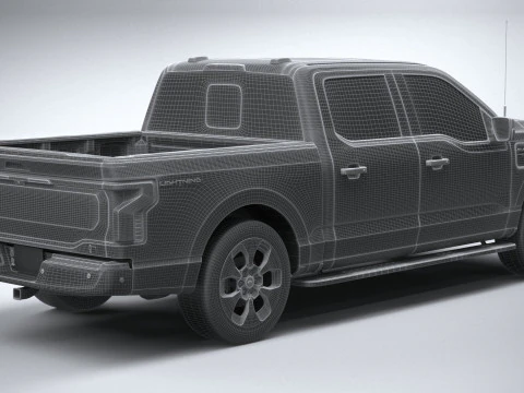 F150 Lightning 2022 3D Model