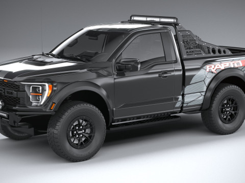 F150 Raptor R 2023 short 3D Model