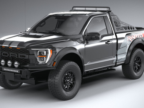 F150 Raptor R 2023 short 3D Модель