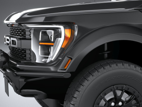 F150 Raptor R 2023 short 3D Модель
