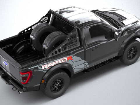F150 Raptor R 2023 short 3D Модель