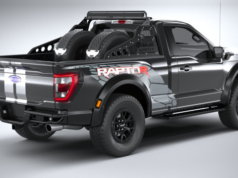 F150 Raptor R 2023 short 3D Модель