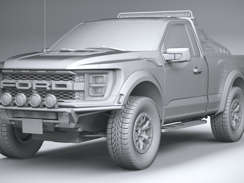 F150 Raptor R 2023 short 3D Модель