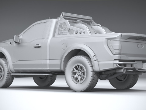 F150 Raptor R 2023 short 3D Модель