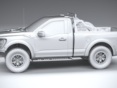 F150 Raptor R 2023 short 3D Модель