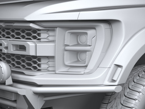 F150 Raptor R 2023 short 3D Модель