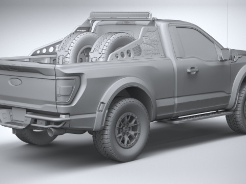 F150 Raptor R 2023 short 3D Модель