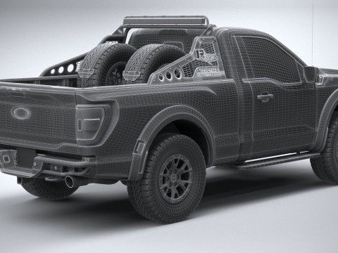F150 Raptor R 2023 short 3D Модель