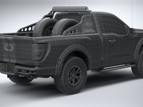 F150 Raptor R 2023 short 3D Модель