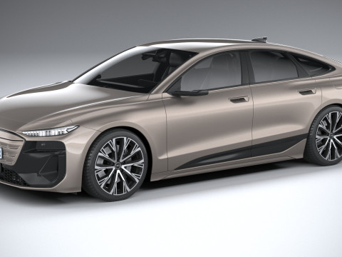 Audi A6 Sportback e-tron 2025 3D Model
