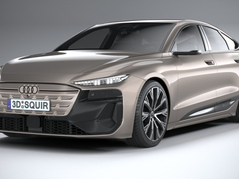 Audi A6 Sportback e-tron 2025 3Dモデル