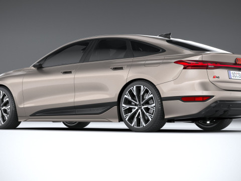 Audi A6 Sportback e-tron 2025 3Dモデル