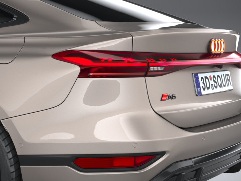 Audi A6 Sportback e-tron 2025 3Dモデル