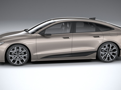 Audi A6 Sportback e-tron 2025 3Dモデル