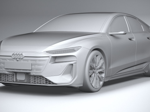 Audi A6 Sportback e-tron 2025 3Dモデル