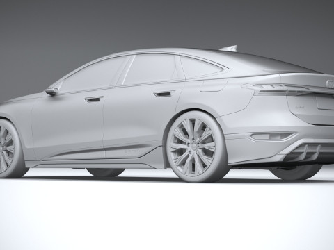 Audi A6 Sportback e-tron 2025 3Dモデル
