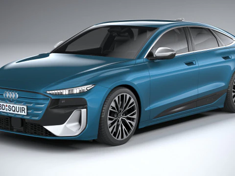 Audi S6 Sportback e-tron 2025 3D Model