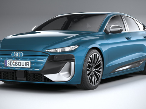 Audi S6 Sportback e-tron 2025 3D 모델