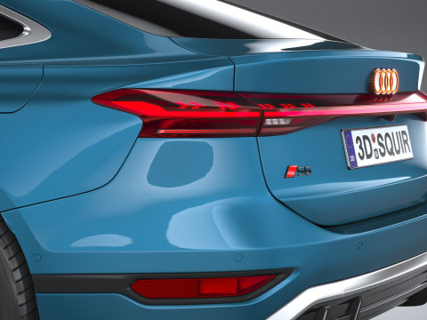 Audi S6 Sportback e-tron 2025 3D 모델