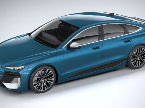 Audi S6 Sportback e-tron 2025 3D Model