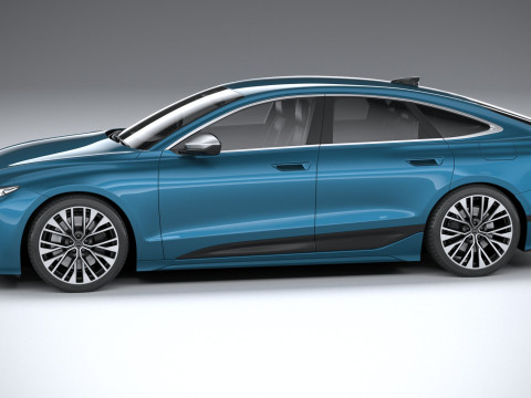 Audi S6 Sportback e-tron 2025 3D 모델