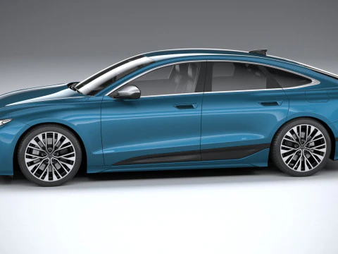 Audi S6 Sportback e-tron 2025 3D Model
