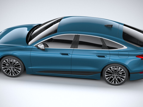 Audi S6 Sportback e-tron 2025 3D 모델