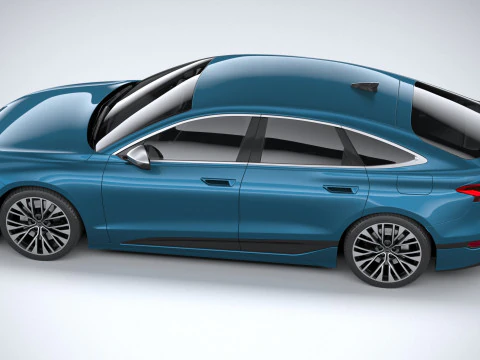 Audi S6 Sportback e-tron 2025 3D Model
