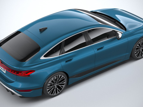 Audi S6 Sportback e-tron 2025 3D 모델