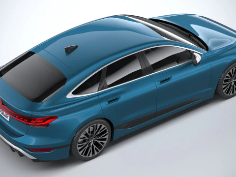 Audi S6 Sportback e-tron 2025 3D Model