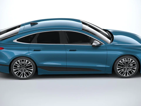 Audi S6 Sportback e-tron 2025 3D Model