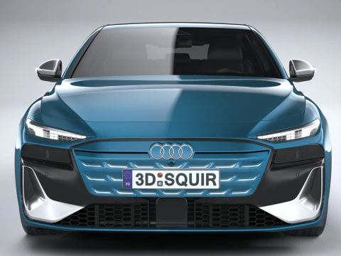 Audi S6 Sportback e-tron 2025 3D Model