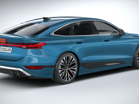 Audi S6 Sportback e-tron 2025 3D Model