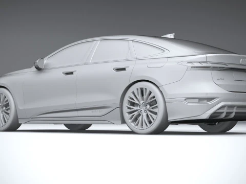 Audi S6 Sportback e-tron 2025 3D Model