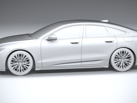 Audi S6 Sportback e-tron 2025 3D 모델