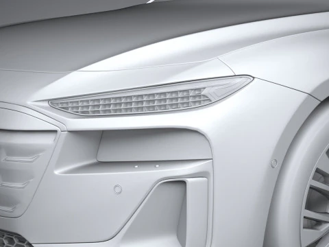 Audi S6 Sportback e-tron 2025 3D Model