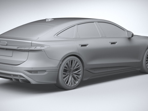 Audi S6 Sportback e-tron 2025 3D 모델