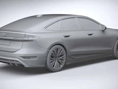Audi S6 Sportback e-tron 2025 3D Model