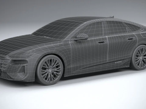 Audi S6 Sportback e-tron 2025 3D Model