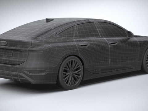 Audi S6 Sportback e-tron 2025 3D 모델