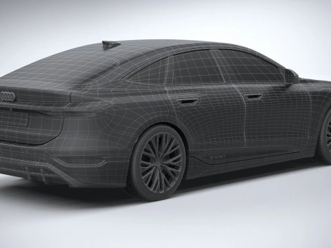 Audi S6 Sportback e-tron 2025 3D Model