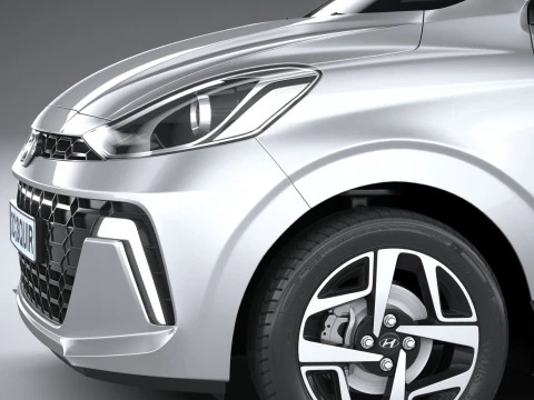 Hyundai i10 sedan 2024 3D Model