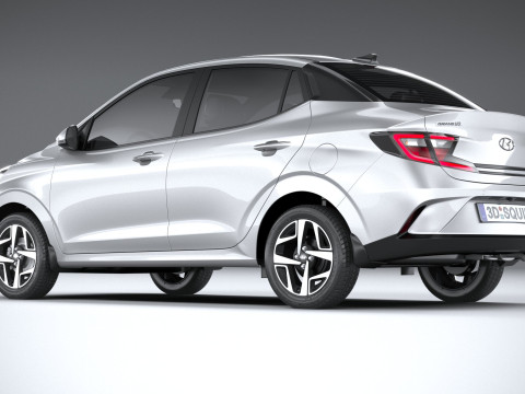 Hyundai i10 sedan 2024 Modelo 3D