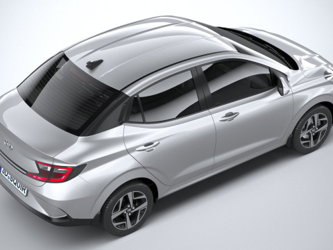 Hyundai i10 sedan 2024 Modelo 3D