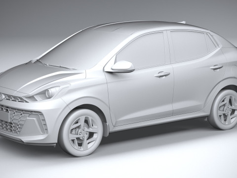 Hyundai i10 sedan 2024 Modelo 3D