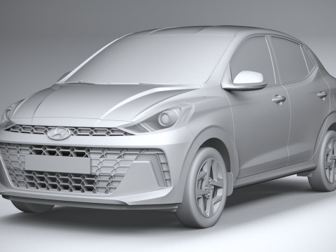 Hyundai i10 sedan 2024 Modelo 3D