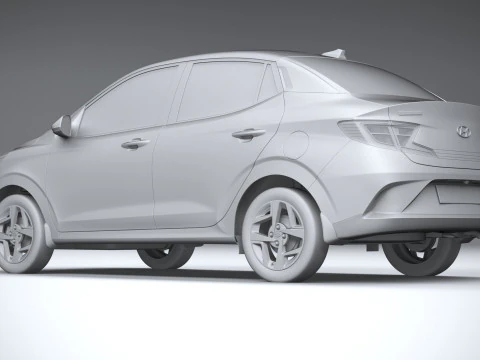 Hyundai i10 sedan 2024 3D Model